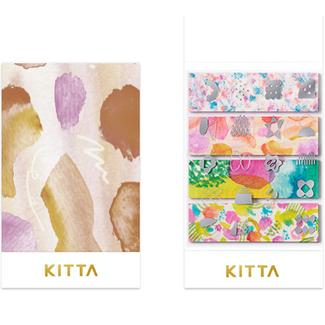 KING JIM CO., LTD. KITTA Collage (Suisai – Watercolor)