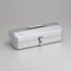 TOYO STEEL Camber-Top Toolbox Y-350 Silver