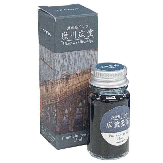 TACCIA UKIYOE INK HIROSHIGE MINI BOTTLE SET OF 4