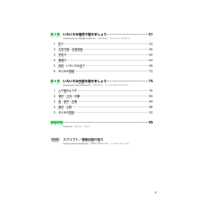 Nihongo Somatome N3 Chokai (Listening Comprehension) [Revised Edition][Audio Download]