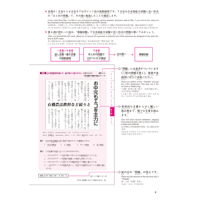 Nihongo Somatome N2 Dokkai [Revised Edition][Audio Download]