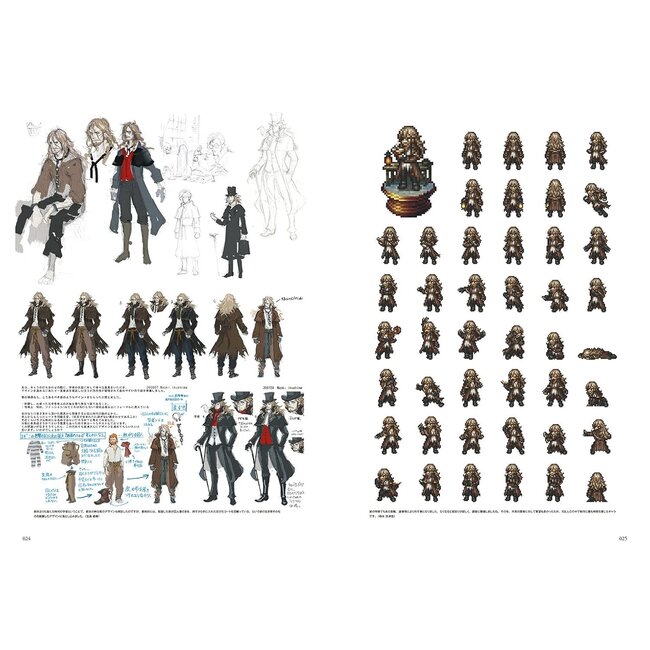 [Art Book] OCTOPATH TRAVELER Design Works THE ART OF OCTOPATH 2020 - 2023