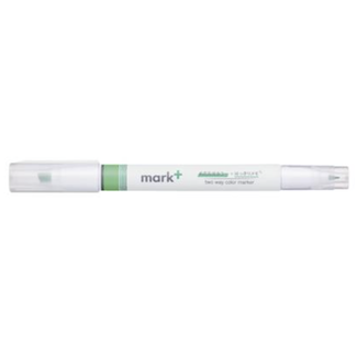 KOKUYO Mark+ 2 Way Colour Marker Light Green
