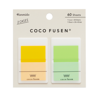KANMI DO COCO FUSEN STICKY NOTES COLOR LIGHT YELLOW L