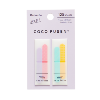 KANMI DO COCO FUSEN STICKY NOTES PATTERN PURPLE RS