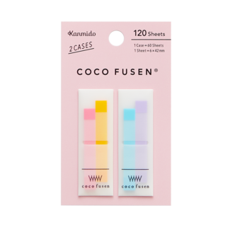 KANMI DO COCO FUSEN STICKY NOTES BOOKMARK PASTEL PINK S