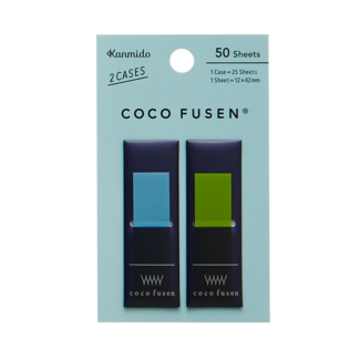 KANMI DO COCO FUSEN STICKY NOTES COLOR SMOKE BLUE M