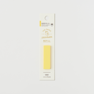 KANMI DO COCO FUSEN BASIC REFILL STICKY NOTES SPRING YELLOW M