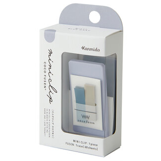 KANMI DO MINICLIP COCO FUSEN MISTY BLUE GRAY