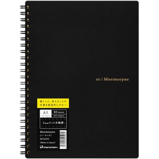 MARUMAN N105 A5 Mnemosyne Notebook 5mm Dot Grid