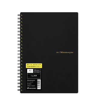 MARUMAN N195A A5 Mnemosyne Notebook 7mm Ruled