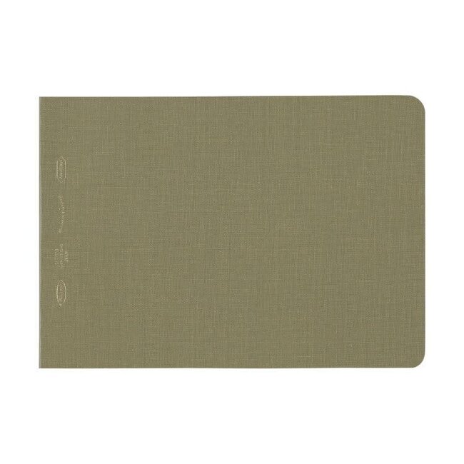 [Stalogy] 365 Days Notebook Grid B6 [Landscape] Forest Green