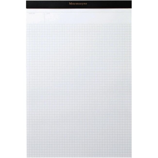 N187A A4 Mnemosyne Notepad 5mm Grid