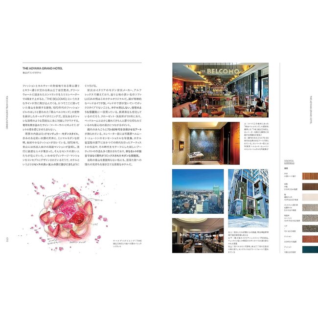 Tokyo Hotel Guide - Measured Watercolor Sketches