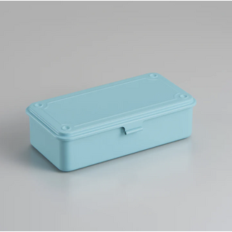 TOYO STEEL Trunk Shape Toolbox T-190 Asahanada (Pale Indigo)