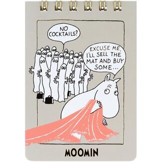 SUNSTAR S2848414 MOOMIN Twin-Ring Memo A7 MU25 Hattifatteners Scene