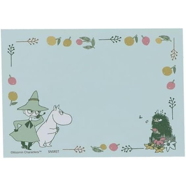 S2848856 MOOMIN Mini Memo MU25SU Snufkin