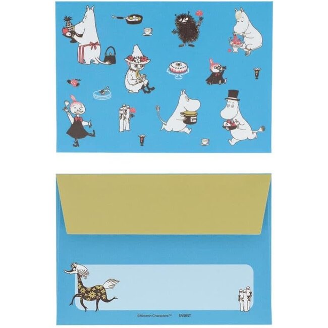 S8908206 MOOMIN Mini Letter Set MU25SS Moomin