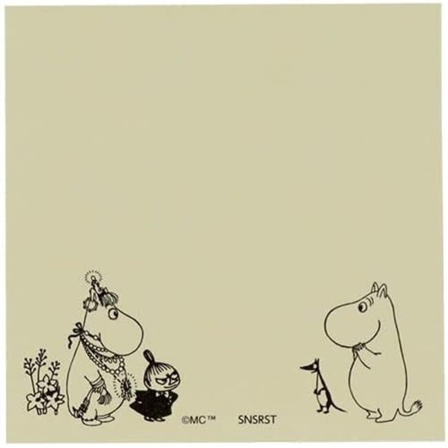 S2848880 MOOMIN Sticky Notes 5 Colors MU25SU Moomin