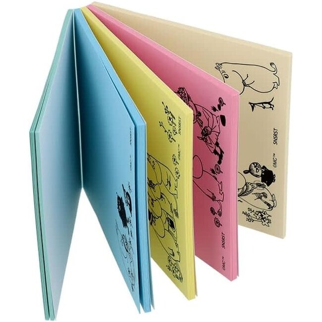 S2848880 MOOMIN Sticky Notes 5 Colors MU25SU Moomin
