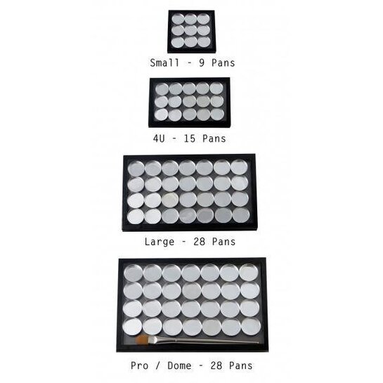 Z Palette Round Metal Pans 10 Pack