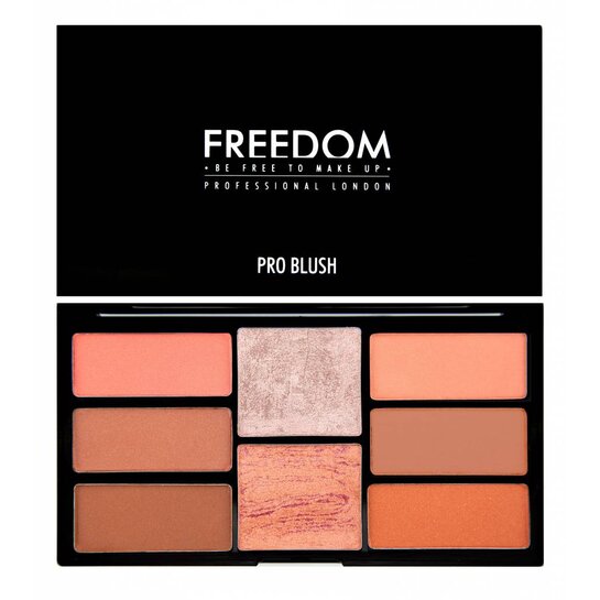 Freedom Pro Blush Palette Peach and Baked