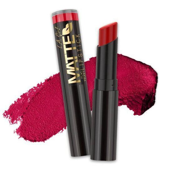 LA Girl Matte Flat Velvet Lipstick Gossip