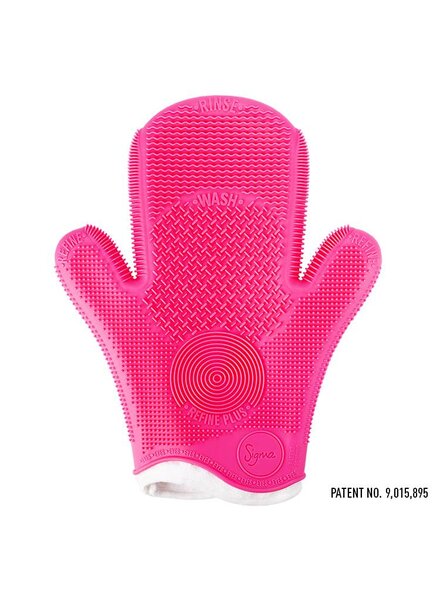 Sigma Brush Cleansing Glove Pink