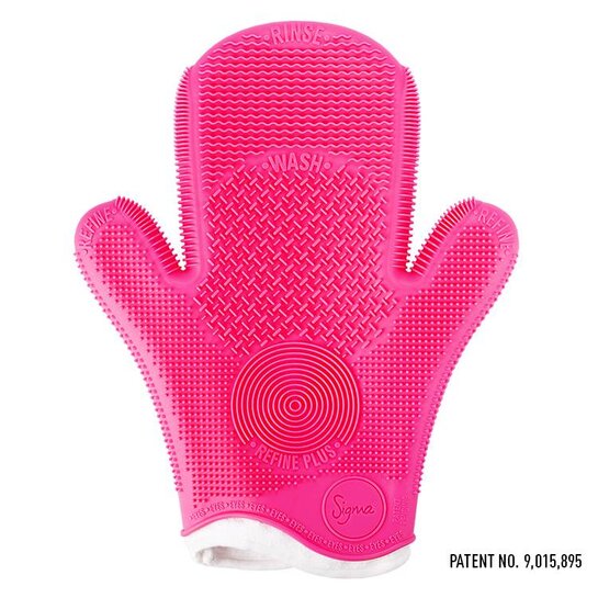 Sigma Brush Cleansing Glove Pink