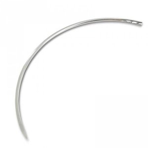 Triangular suture needle 3/8 curved