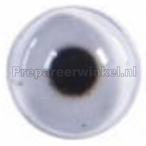 Transparent acrylic eyes with black pupil