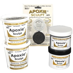 Apoxie sculpt component A + B - color natural