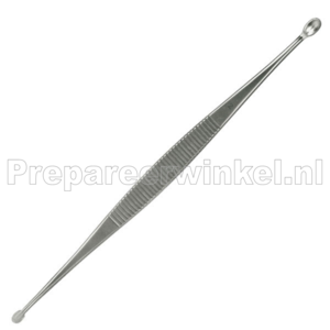Scharfer Löffel, doppelseitig 0/1, Edelstahl