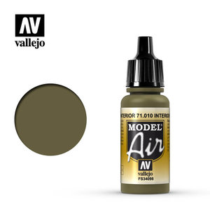 Model Air airbrushverf - interior green (71.010)