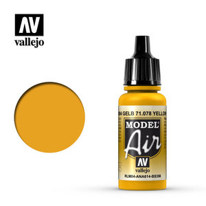 Model Air airbrush paint - rlm04 yellow (71.078)