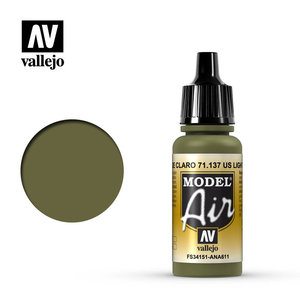 Model Air airbrushverf - US light green (71.137)