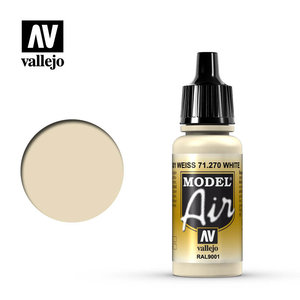 Model Air airbrush paint - off white RAL 9001 (71.270)