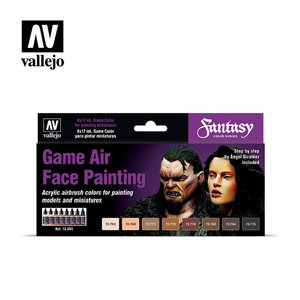 Game Air airbrush paint - Set skin color - flesh (72.865)