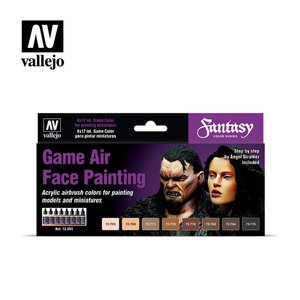 Game Air Airbrushfarbe - Set Hautfarbe - Fleisch (72.865)