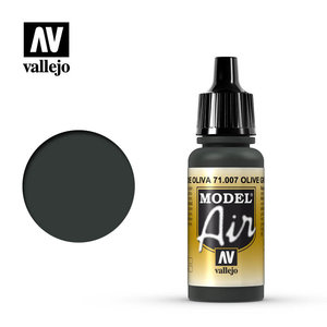 Model Air airbrushverf - olive green (71.007)