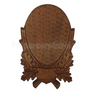 Wall panel - edge with oak leaf pattern
