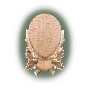 Wandregal - Rand mit Eichenblattmotiv