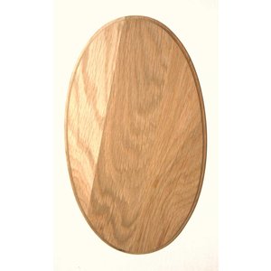 Trophy / postament board oval blank