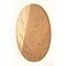 Trophy / postament board oval blank