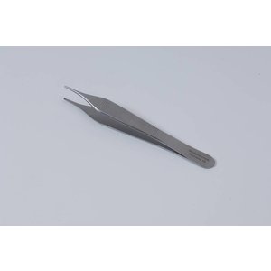 Surgical forceps 'Adson', straight, 1 x 2 teeth,  stainless steel