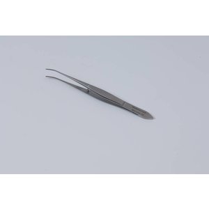 Iris forceps 'Graefe', anatomical, fully curved, stainless steel