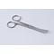 Operating scissors, curved, blunt/blunt, stainless steel