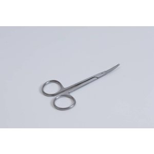 Iris scissors, curved sharp/sharp, stainless steel
