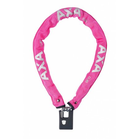 AXA Kettingslot Clinch+ 85CM Roze