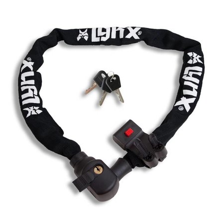 Lynx Kettingslot 100 CM - 5,5 mm Zwart met clip!
